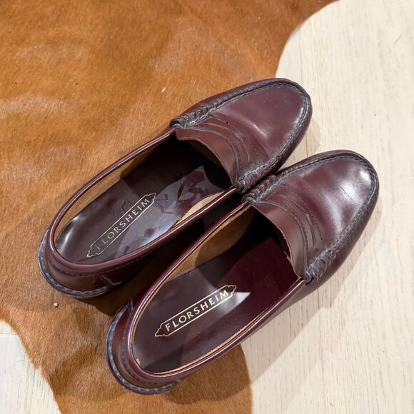 Florsheim Men\'s Burgundy and Brown Loafers main image 3